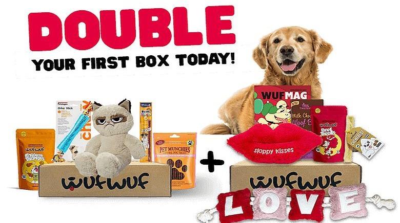 Monthly dog deals treats and toys